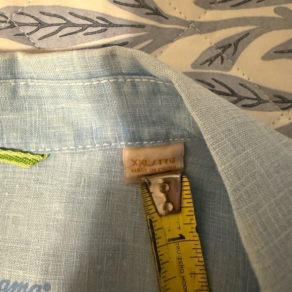 Tommy Bahama Men’s XXL Light Blue Shirt❗️ - Picture 9 of 13